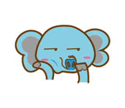Elephant pig Babe & Candy sticker #4724218