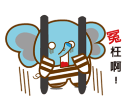 Elephant pig Babe & Candy sticker #4724223