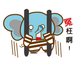 Elephant pig Babe & Candy sticker #4724223