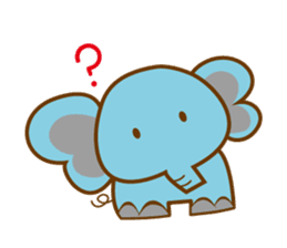 Elephant pig Babe & Candy sticker #4724225