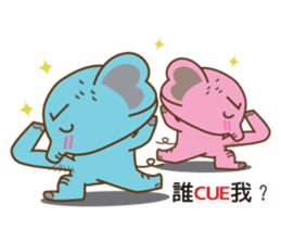 Elephant pig Babe & Candy sticker #4724226