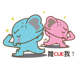 Elephant pig Babe & Candy sticker #4724226