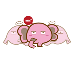 Elephant pig Babe & Candy sticker #4724234