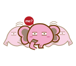 Elephant pig Babe & Candy sticker #4724234