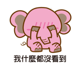 Elephant pig Babe & Candy sticker #4724236