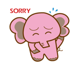Elephant pig Babe & Candy sticker #4724244