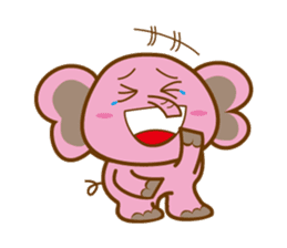 Elephant pig Babe & Candy sticker #4724246