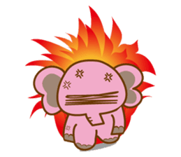 Elephant pig Babe & Candy sticker #4724248