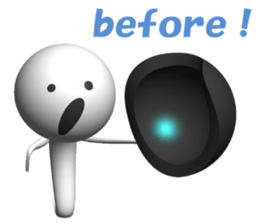 Funny ghosts in japan sticker #4724748