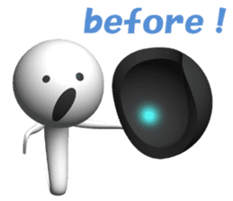 Funny ghosts in japan sticker #4724748