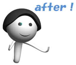 Funny ghosts in japan sticker #4724749