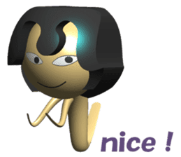 Funny ghosts in japan sticker #4724750