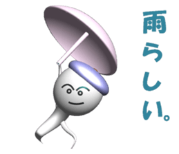 Funny ghosts in japan sticker #4724761