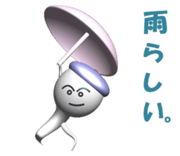 Funny ghosts in japan sticker #4724761