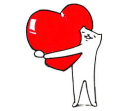 Futeneko(OFFICIAL) -Heart- sticker #4724936
