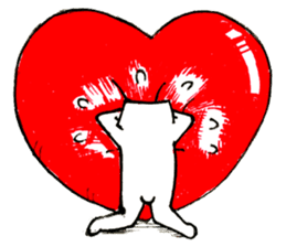 Futeneko(OFFICIAL) -Heart- sticker #4724940