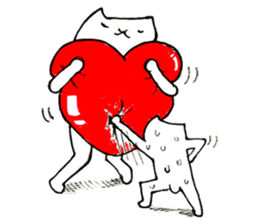 Futeneko(OFFICIAL) -Heart- sticker #4724941