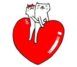 Futeneko(OFFICIAL) -Heart- sticker #4724957