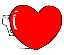 Futeneko(OFFICIAL) -Heart- sticker #4724962