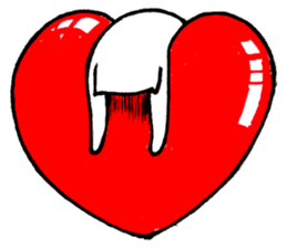 Futeneko(OFFICIAL) -Heart- sticker #4724964