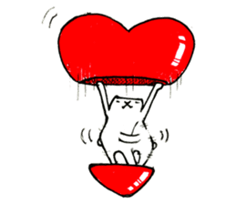 Futeneko(OFFICIAL) -Heart- sticker #4724966