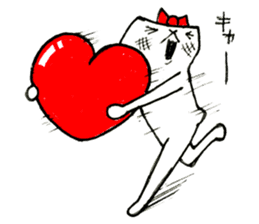 Futeneko(OFFICIAL) -Heart- sticker #4724968