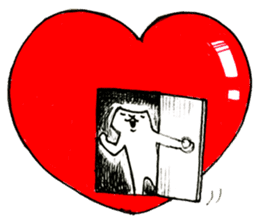 Futeneko(OFFICIAL) -Heart- sticker #4724969