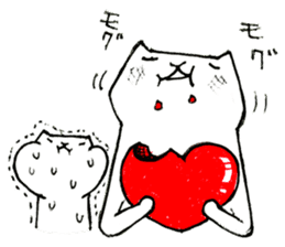 Futeneko(OFFICIAL) -Heart- sticker #4724973
