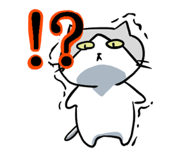 Sutesuke kun , not amiable cat sticker #4724998