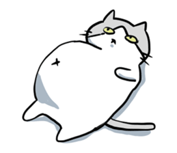 Sutesuke kun , not amiable cat sticker #4724999