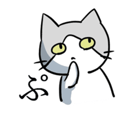 Sutesuke kun , not amiable cat sticker #4725013