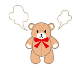 Any time Teddy Bear sticker #4725232