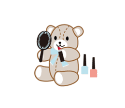 Any time Teddy Bear sticker #4725246