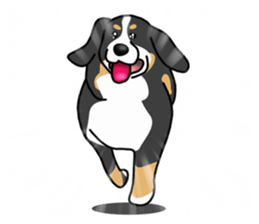 DAISUKE of the Bernese Mountain Dog sticker #4725796
