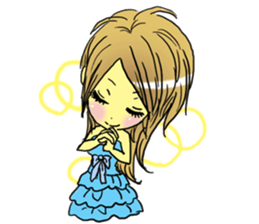 Prevalent girl sticker #4726100