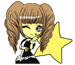 Prevalent girl sticker #4726130