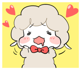 Sheep of the knock with eat. sticker #4727177