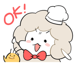 Sheep of the knock with eat. sticker #4727185