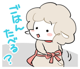 Sheep of the knock with eat. sticker #4727189