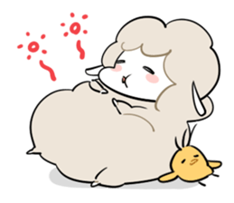 Sheep of the knock with eat. sticker #4727194