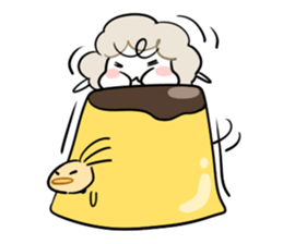 Sheep of the knock with eat. sticker #4727198