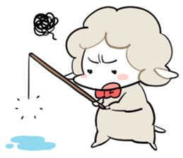 Sheep of the knock with eat. sticker #4727202