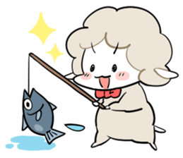 Sheep of the knock with eat. sticker #4727203