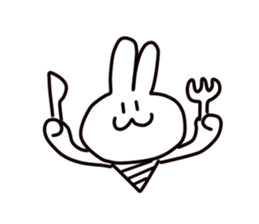 Fascinating rabbit 3 sticker #4727381