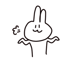 Fascinating rabbit 3 sticker #4727388