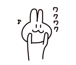 Fascinating rabbit 3 sticker #4727408