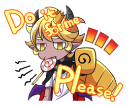 Prince Adess, the lazy demon Eng ver. sticker #4727666