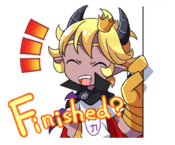 Prince Adess, the lazy demon Eng ver. sticker #4727668