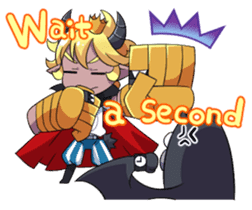 Prince Adess, the lazy demon Eng ver. sticker #4727669