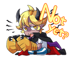 Prince Adess, the lazy demon Eng ver. sticker #4727670